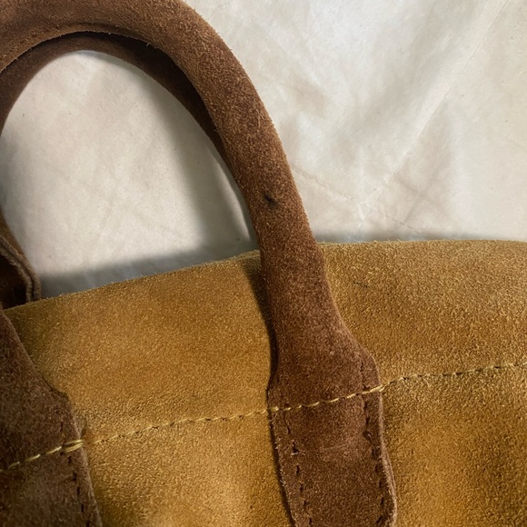 Free People Tan Suede Crossbody Bag - Picture 6 of 6
